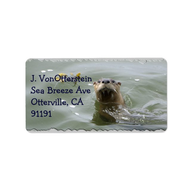 Sea Otter Address Labels (Front)