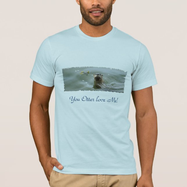 Sea Otter  Anti-Pollution T-Shirts (Front)