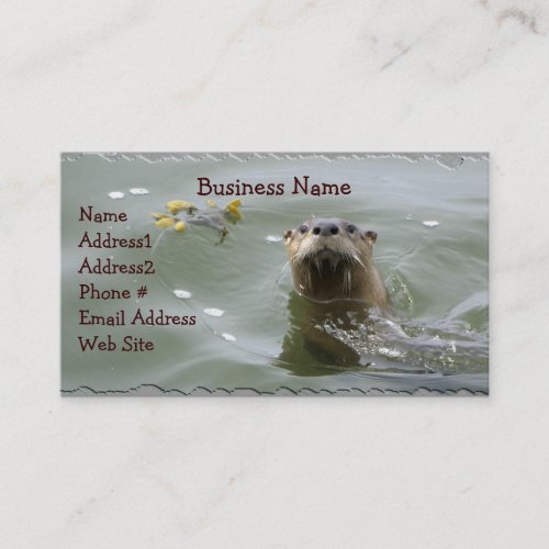 Sea Otter Business Card