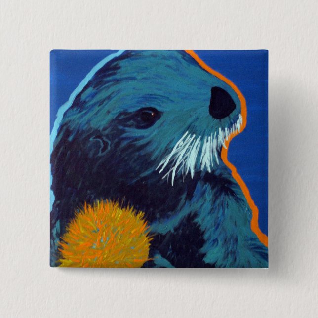 Sea Otter button (Front)