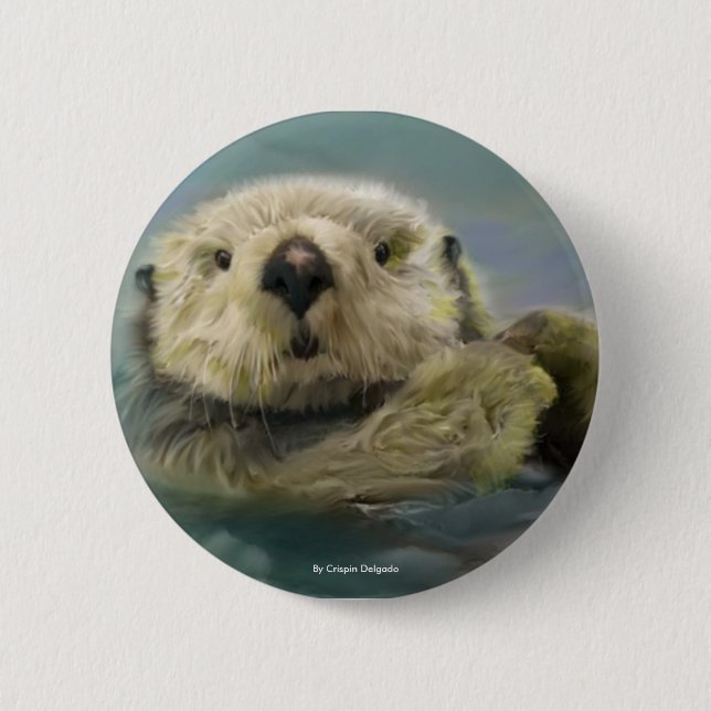 Sea Otter Button (Front)