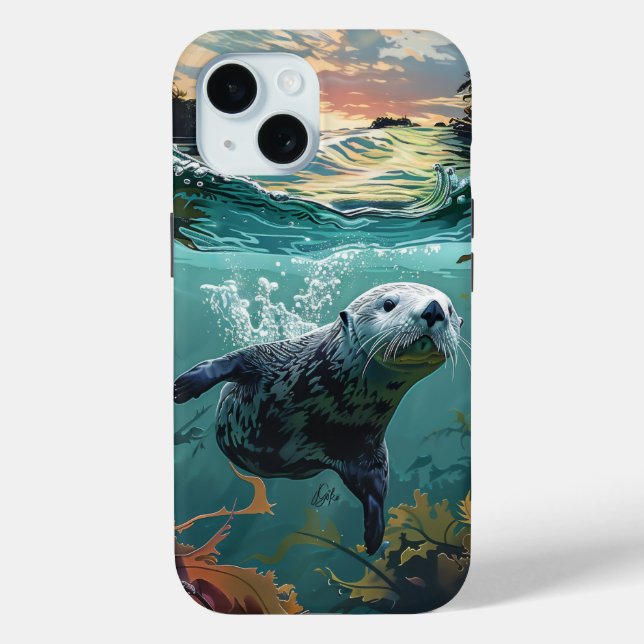 Sea Otter Case-Mate iPhone Case (Back)
