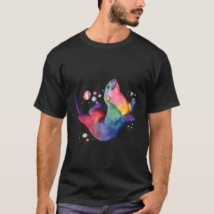 Sea Otter Colorful Splash T-Shirt