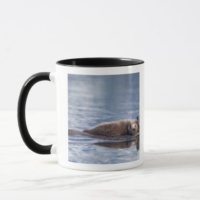 sea otter, Enhydra lutris lutris Mug (Left)