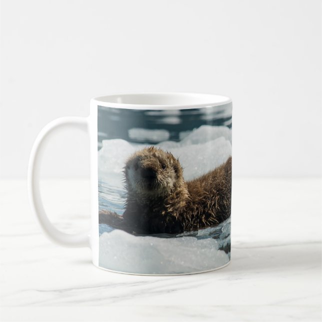Sea Otter Family Coffee Mug (Left)