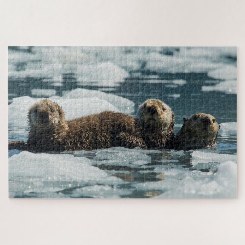 Sea Otter Family Jigsaw Puzzle