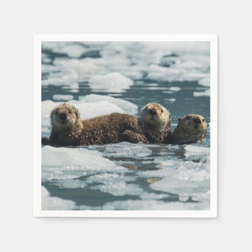 Sea Otter Family Napkins