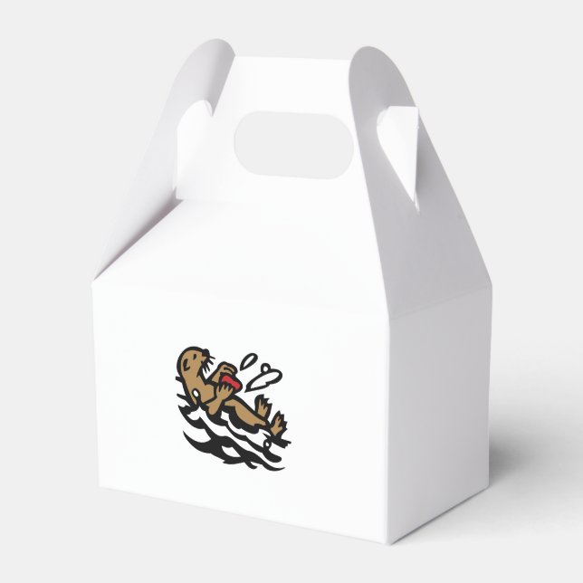 Sea otter  Favor Boxes (Front Side)
