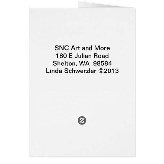 Sea Otter Frameable Art Card (Back)