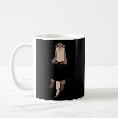 Sea Otter In The Pocket Pocket Sea Otter Coffee Mug