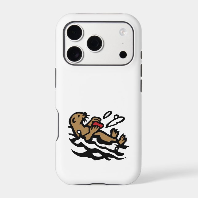 Sea otter iphone case (Back)