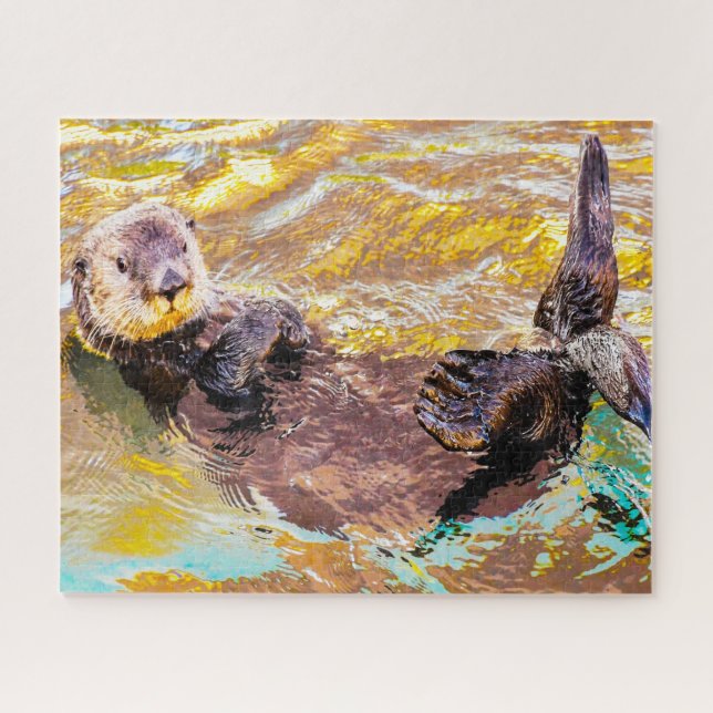 Sea Otter Jigsaw Puzzle (Horizontal)