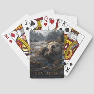 Sea Otter Kelp Forest ANIMALS Poker Cards