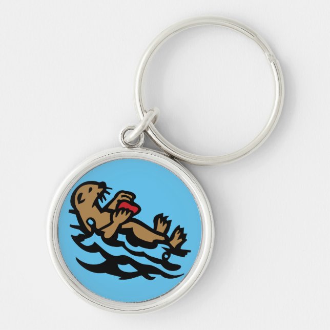Sea otter keychain (Front)