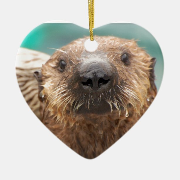 Otter Christmas Ornament 