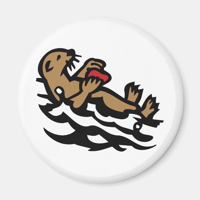 Sea otter magnet (Front)
