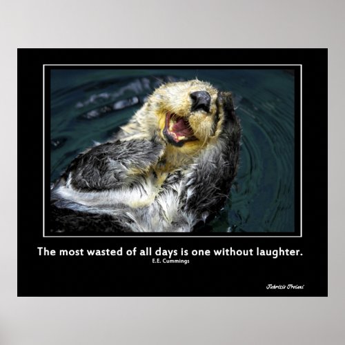 Sea Otter Motivational Poster