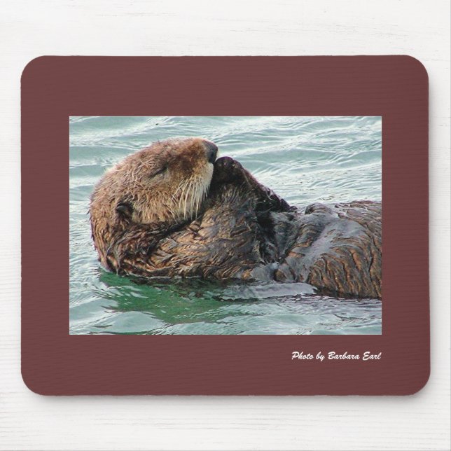 Sea Otter Mouse Pad (Front)