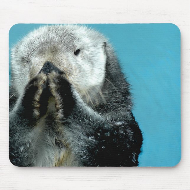 Sea Otter Mouse Pad (Front)