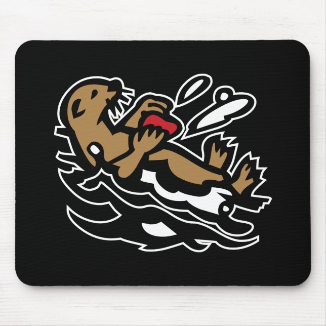 Sea otter mouse pad (Front)