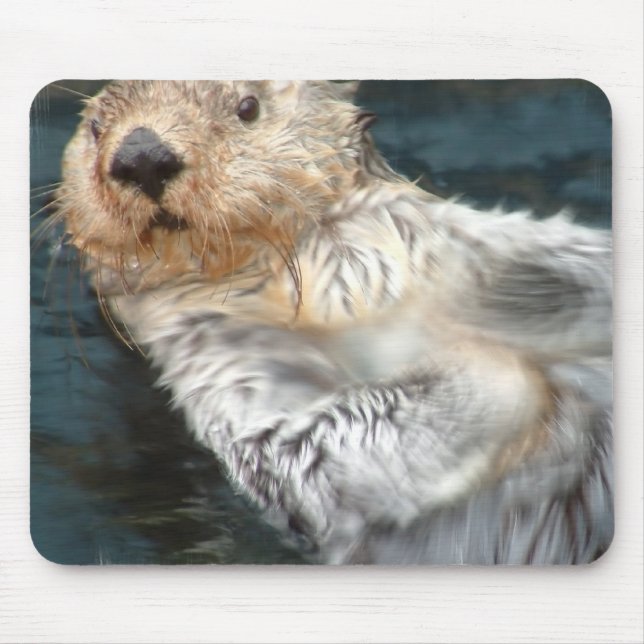Sea Otter Mouse Pad (Front)