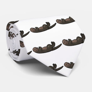 Sea Otter Neck Tie