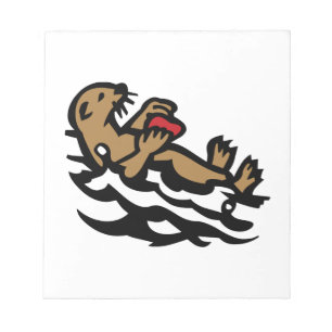 Sea otter notepad
