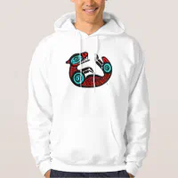 Sea Otter NW Native Indian Style Pullover Hoodie Zazzle