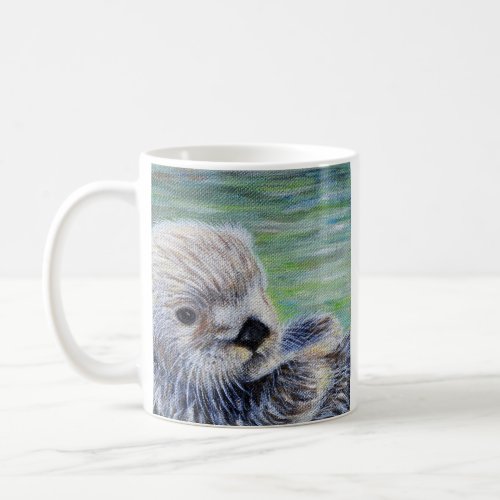 Sea Otter Painting Coffee Mug