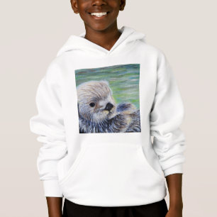 Sea Otter Painting Hoodie