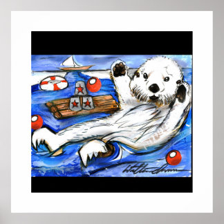 Sea Otter Poster