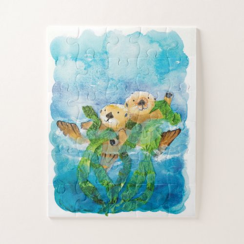 Sea Otter Puzzle for Kids