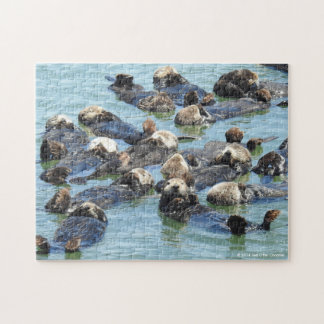 Sea Otter Raft Jigsaw Puzzle #2