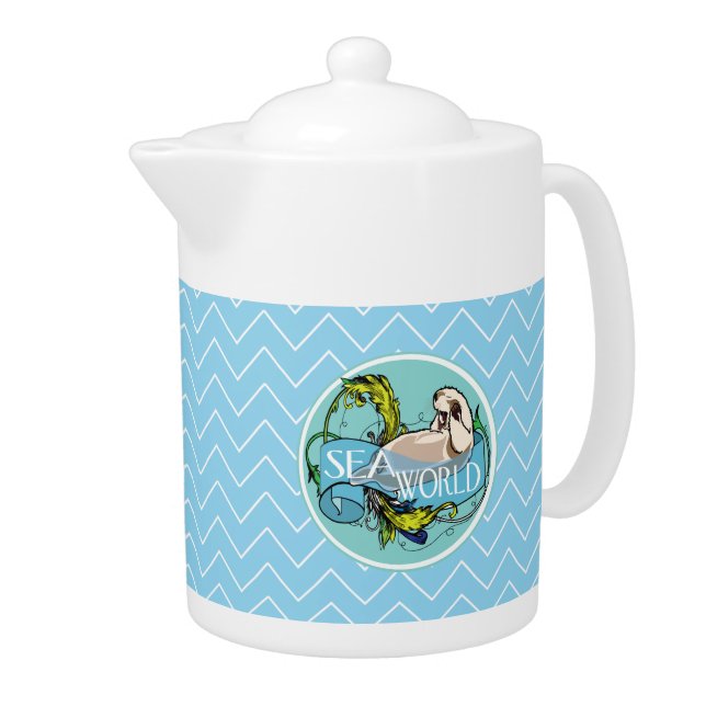 Sea otter-sea world teapot (Right)