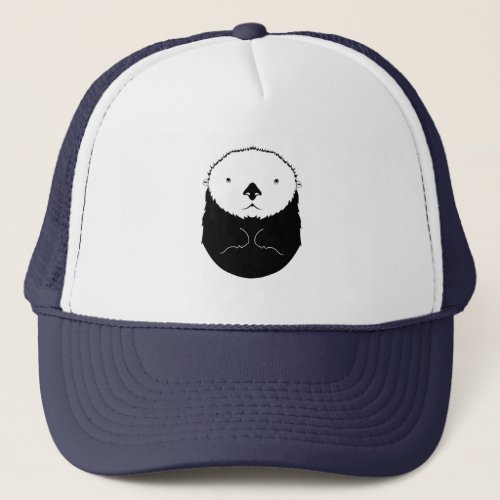 Sea Otter Silhouette Trucker Hat