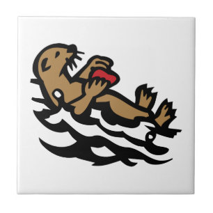 Sea otter tile