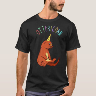 Sea Otter Water Fish River Otter Unicorn Marine Ma T-Shirt