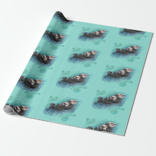 Sea Otter Wrapping Paper Roll