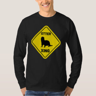Sea Otter Xing  Animal  Women's River Otter T-Shirt