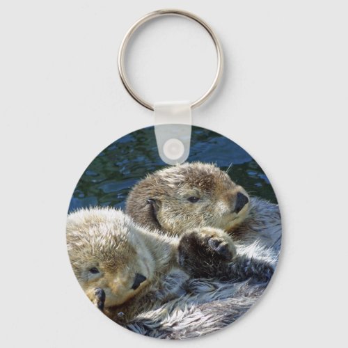 Sea_otters Keychain