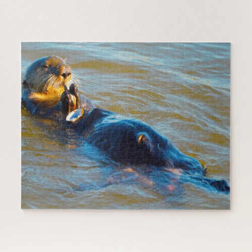 Sea Otters of our seas Jigsaw Puzzle