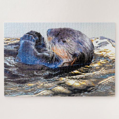 Sea Otters our seas Jigsaw Puzzle
