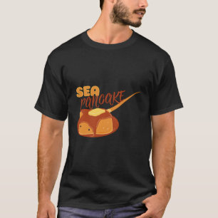 Sea Pancake Funny Manta Ray Stingray Food For Chri T-Shirt