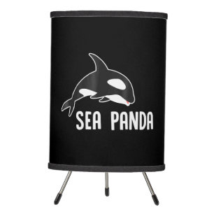 Sea Panda - Funny Killer Whale Orca Marine Biology Tripod Lamp