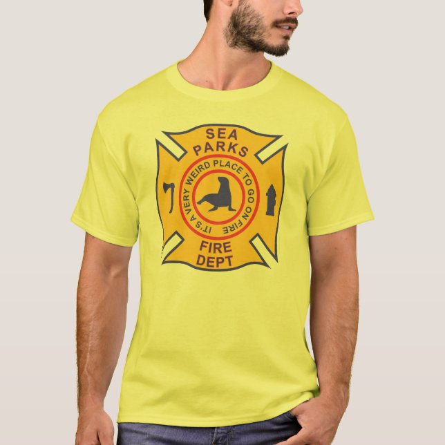 Sea Parks Fire Department T-Shirt (Front)