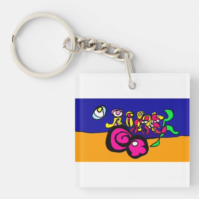 Sea party keychain (Front)