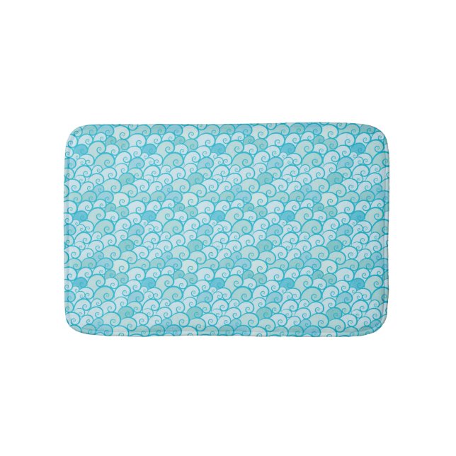 Sea Pattern Bath Mat (Front)