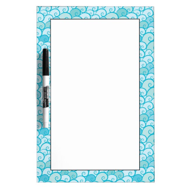 Sea Pattern Dry-Erase Board (Front)