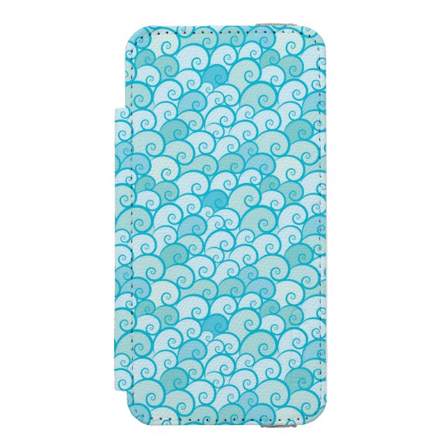 Sea Pattern Incipio iPhone Wallet Case (Folio Front)