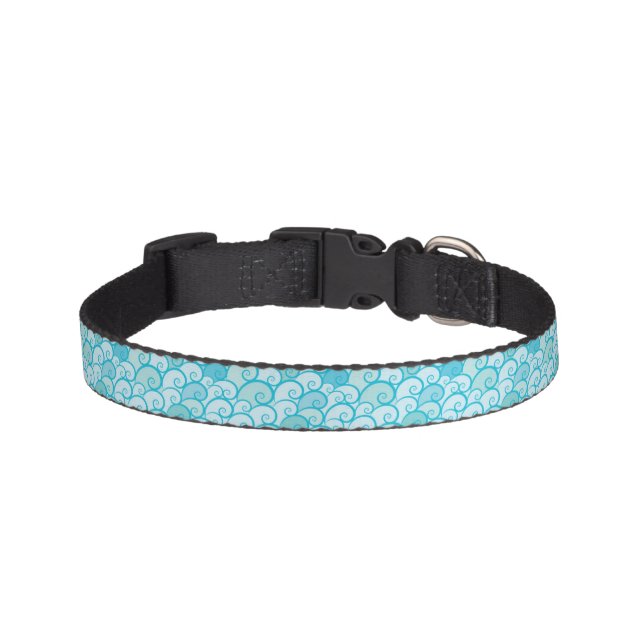 Sea Pattern Pet Collar (Front)
